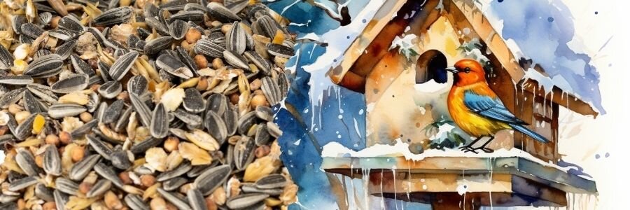 Streu und Fettfutter