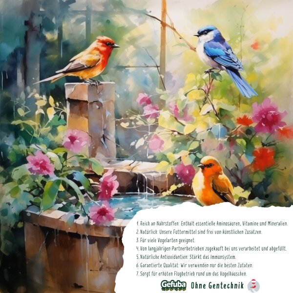 Gefuba Wildvogelstreufutter Piepmatz 25 kg Sack